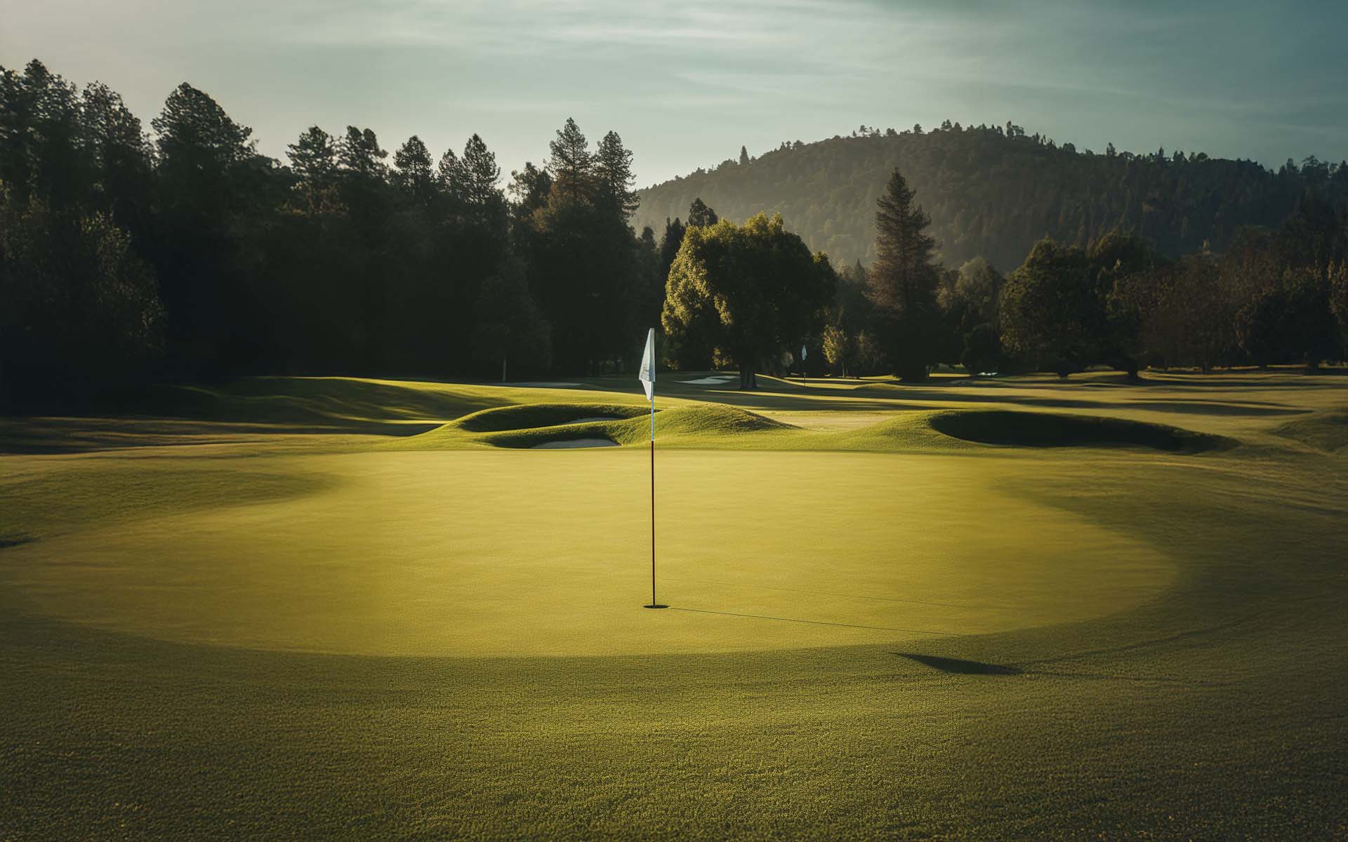 Weitläufiger Golfplatz am Grand Elisabeth Wellnesshotel Bad Ischl in ruhiger Naturkulisse