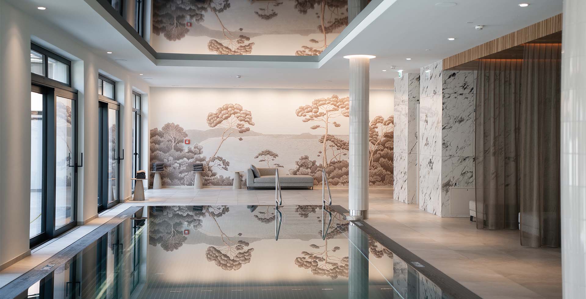 Innenpool im Wellnessbereich des Grand Elisabeth Bad Ischl